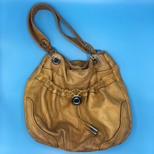 B Makowsky butter-soft leather shoulder bag